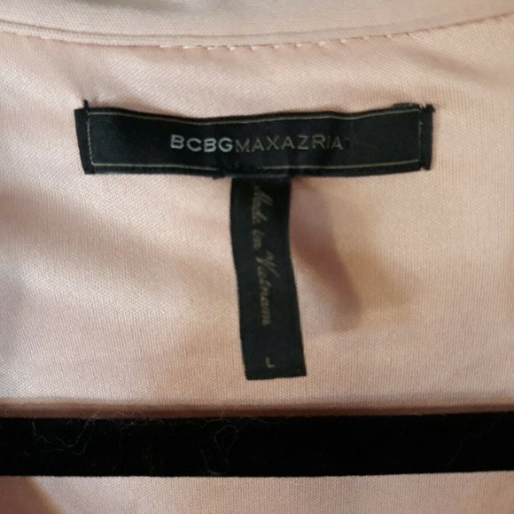 BCBGmaxazria Tank Top Light Pink Large with V-neck - Picture 2 of 8